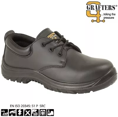 Mens Composite Safety Non Metal Lace Up Non Slip Work Low Top Boots Shoes Size • £31.95