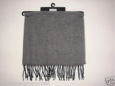 Dockers Acrylic Knit Plaid Scarf  ~ Gray ~ New With Tags MSRP $30.00 • $10.50