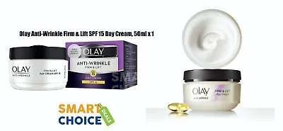 £7.95 • Buy Olay Anti-Wrinkle Firm & Lift SPF 15 Day Cream, 50ml | Non Greasy Formula | New 