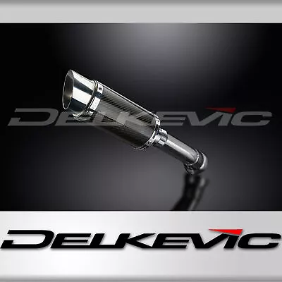 BMW K1300S 2009-2016 Delkevic Slip On 8  Round Carbon Exhaust Muffler Kit • $319.99