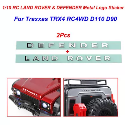 1/10 RC LAND ROVER & DEFENDER Metal Logo Sticker For Traxxas TRX4 RC4WD D110 D90 • $4.42