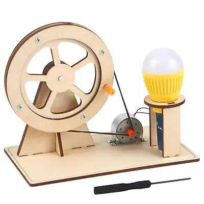 Hand Crank Generator Model Kit DIY Student Physics Experiments Educational Toy • $19.89