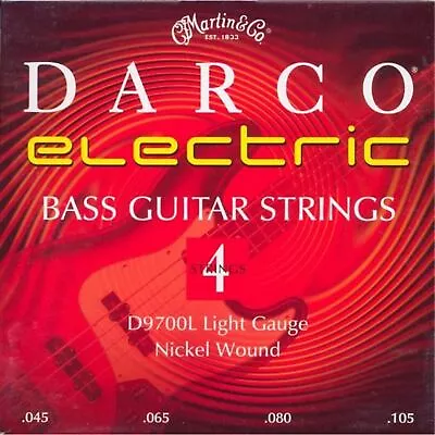 Martin D9700L Darco Long Scale Nickel Wound 4-String Electric Bass Guitar String • $22.99