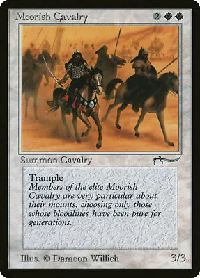 $4.39 • Buy MTG Moorish Cavalry (Dark)  – Arabian Nights Card # 7a