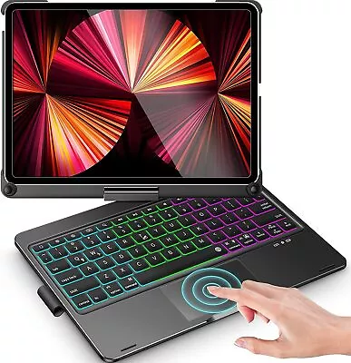 $66.49 • Buy For IPad 7/8/9th Gen Air 5 4 Pro 11 2022 Smart Case With Touchpad Keyboard Cover