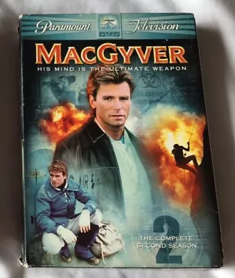 MacGyver Complete Second Season DVD 1986 TV Series Vintage Richard Dean Anderson • $3.99