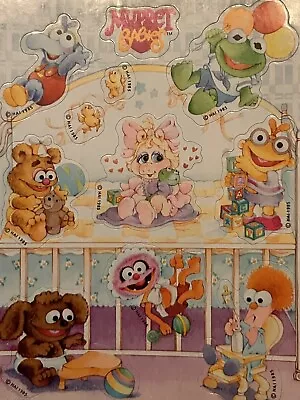 Vintage Jim Henson 1985 Muppet Babies Sticker Sheet • $8.29