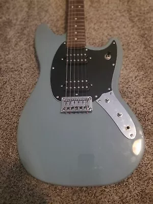 Squier Mustang HH Sonic Grey Electric Guitar • $175