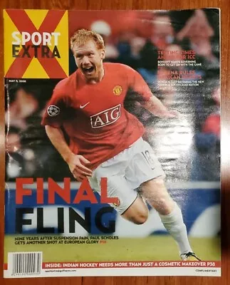 9 May 2009 Paul Scholes Cover  Sport Extra  Manchester United England - Soccer • $8