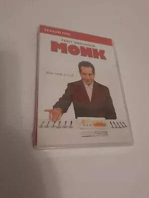 Monk Season 5 DVD Tony Shalhoub Brand New Factory Sealed Season Five • $16.49