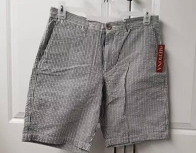 Merona Men's Shorts Size: 33 NICE Pockets Tailored Fit New Stripes • $16.99