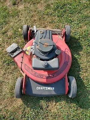 80s Vintage 1989 Craftsman Lawn Mower Rare For Parts  Collection Or Repair  • $167.40