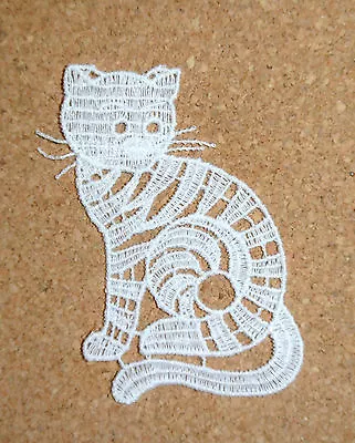 Cat Lace Motif/applique/patch/craft/card Making/junk Journal/collage • £2.70