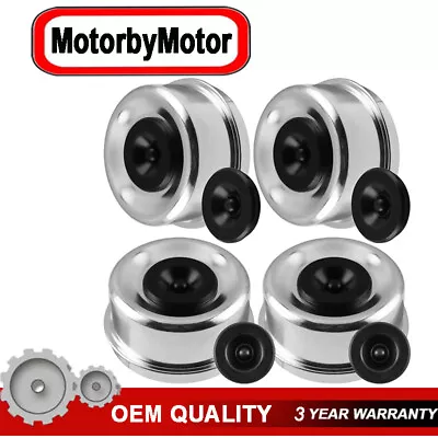 Trailer Axle Dust And 7-8000 Axles Dexter Grease Cap & Plug 2.72  8 Bolt Hub 4Pc • $16.94