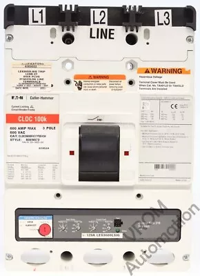 Cutler-Hammer CLDC3600FK12P05Y04 Cutler Hammer 600 Amp Breaker • $2175