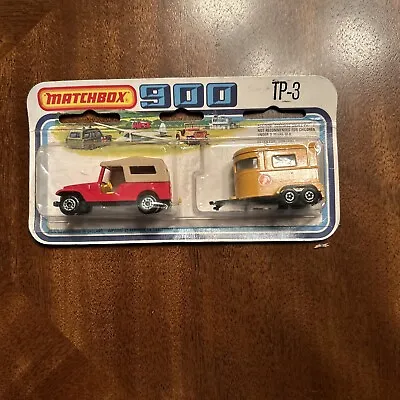 Matchbox Lesney Two Packs TP-3 CJ8 Jeep & Orange Pony Trailer NIB • $49.99