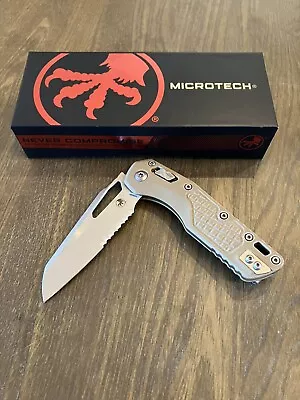 Microtech MSI Frag G10 Tan Stonewashed Partial Serrated • $177.50