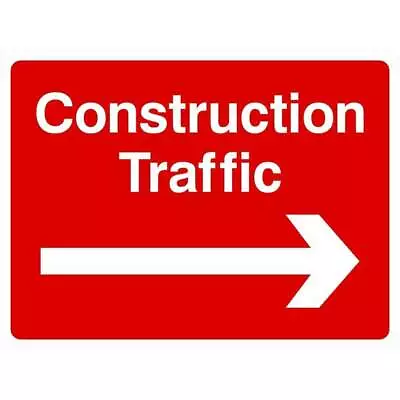 £69.98 • Buy Construction Traffic Sign Arrow Right