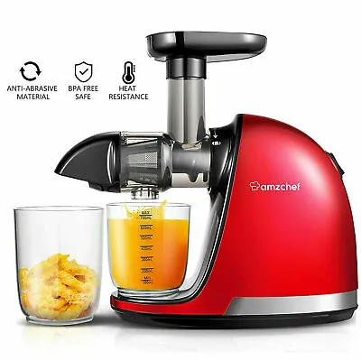 £89.99 • Buy Juicer Machine Slow Masticating Juicer Cold Press Juicer Extractor Easy To Clean