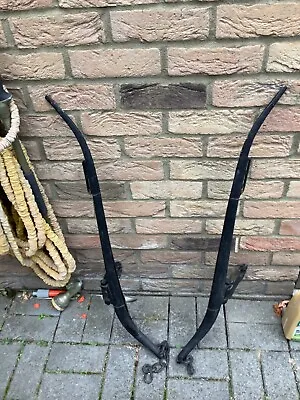 ANTIQUE IRON METAL HORSE HAMES KANGAROO TACK COLLAR HARNESS Man Cave Home Bar • £90