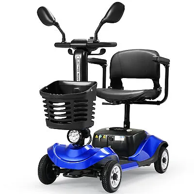 4 Wheels Mobility Scooter Folding Power Wheel Chair Electric Device Compact • $429