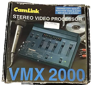 CamLink VMX 2000 Home Video Processor/Enhancer/Stereo Mixer - EHB • £15