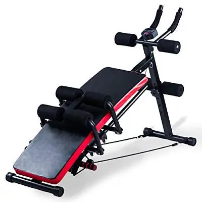 Ab Workout Machine Core Ab Exercise Equipment For Home Adjustable Sit Up Bench • $107.98