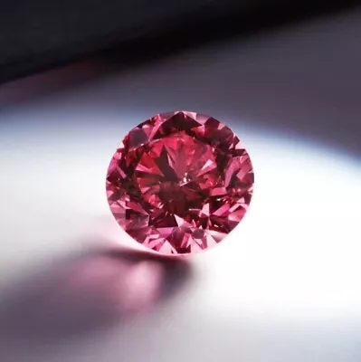 Certified 2 Ct Round Cut Natural PINK Diamond Grade Color VVS1/D +1Free Gift • $54.40