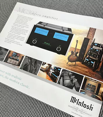 Mcintosh Mc302 Amplifier: Advertisement/information Original Page J01159 • $9.94