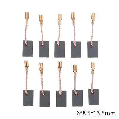 10Pcs Graphite Copper Motor Carbon Brushes Kit For Angle Grinder 6*8.5*13.__- • $6.51