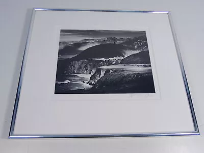 Morley Baer Photograph Signed Division Knoll & Bixby Sur Coast California 1982 • $1699.99