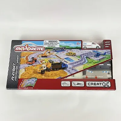 Majorette Construction Airport Car And Play Mat Playmat • $9.99