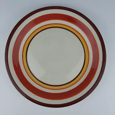 Royal Norfolk 10.5  Dinner Stoneware Plate Harvest Fall Colors Orange Yellow Red • $9.99