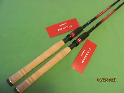 Lot Of 2 SHIMANO SOJOURN 6' 6  Power Medium Heavy Action Fast Spinning Rod. • $99.95