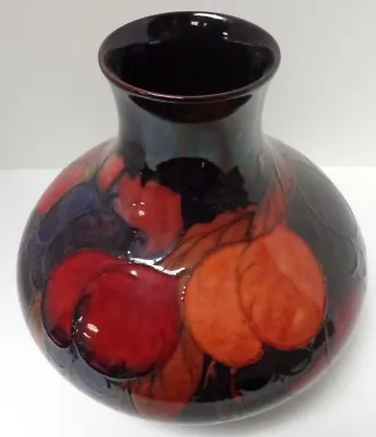 Large Vintage Rare Moorcroft Flambe Wisteria Plum Bulbous Vase PRICE REDUCED!! • $1395