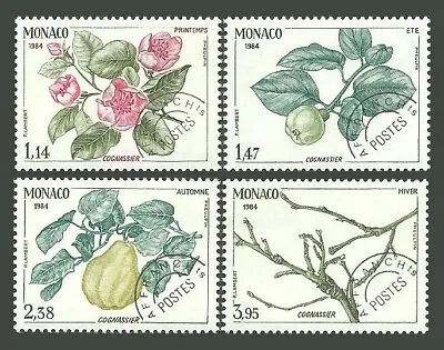 Monaco Stamps 1984 Precanceled - The Four Seasons Of The Quince Tree - MNH • £1.95