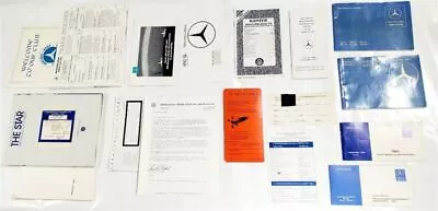 1980 Mercedes 450SL Vintage Owners Manual New Member Kit Literature • $187.50