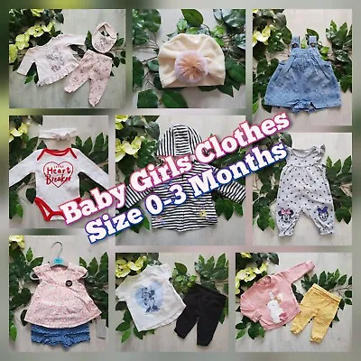 PART#3 Baby Girls Clothes Make Build Your Own Bundle Job Lot Size 0-3 Months Set • $4.99