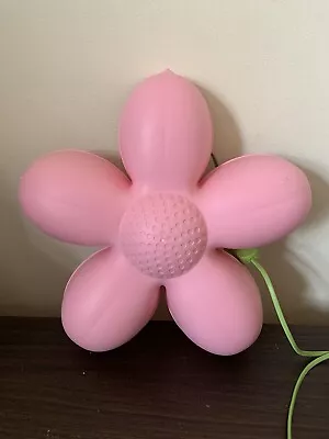 IKEA Smila Blomma Pink Flower Wall Light Children's Bedroom Nursery Plug... • £9.99