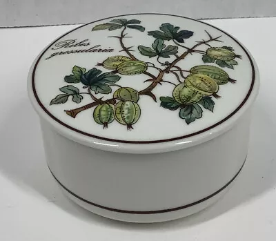 Villeroy & Boch Trinket Box Covered Dish Botanica Ribes Grossularia • $14.95