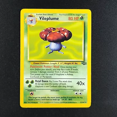 Vileplume 31/64 - Jungle - Pokemon Card • $2.45