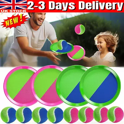 Outdoor Sports Catch Ball Game Set Throw And Catch Parent-Child Interactive Toy • £11.89