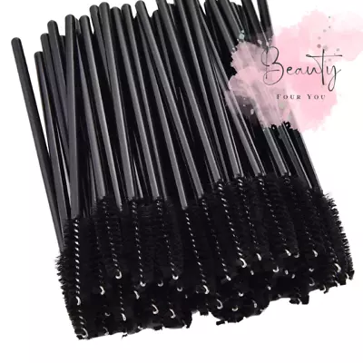 Disposable Eyelash Mascara Brush Lash Extension Wands Applicator Spoolie UK • £20.85