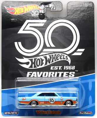 Hot Wheels 2018 50th Anniversary 1965 Ford Galaxy 500 Gulf Lt. Blue CRRR's • $7.49