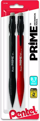 Pentel Prime Mechanical Pencil 0.7Mm Assorted Barrel Colors Pack Of 2 (AX7BP2) • $7.65