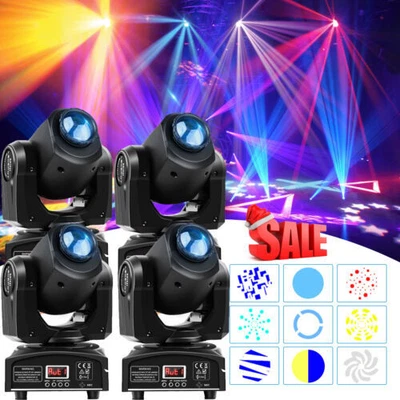 £259.99 • Buy 4X 120W Moving Head Beam Light LED RGBW Gobo DMX DJ Stage Spot Lighting Disco UK