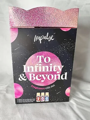 Impulse Mini Cracker Set - 3 Pcs 35ml Mini Body Spray Gift Set Birthday Xmas • £8.99