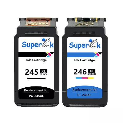 Ink Cartridge FOR CANON PG-245XL CL-246XL MG2500 MG2555 MG3022 TS3122 NEW CHIP  • $15.50