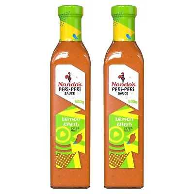 Nandos Peri-Peri Sauce Lemon And Herb 500G X 2 • £15.75