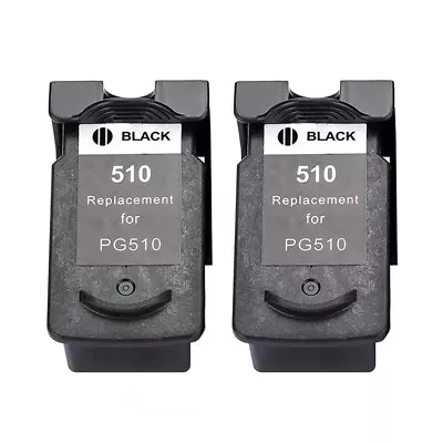 2x Ink PG510 For Canon IP2700 MP480 MX320 MX360 MX410 MX420 Printer Cartridges • $44.90